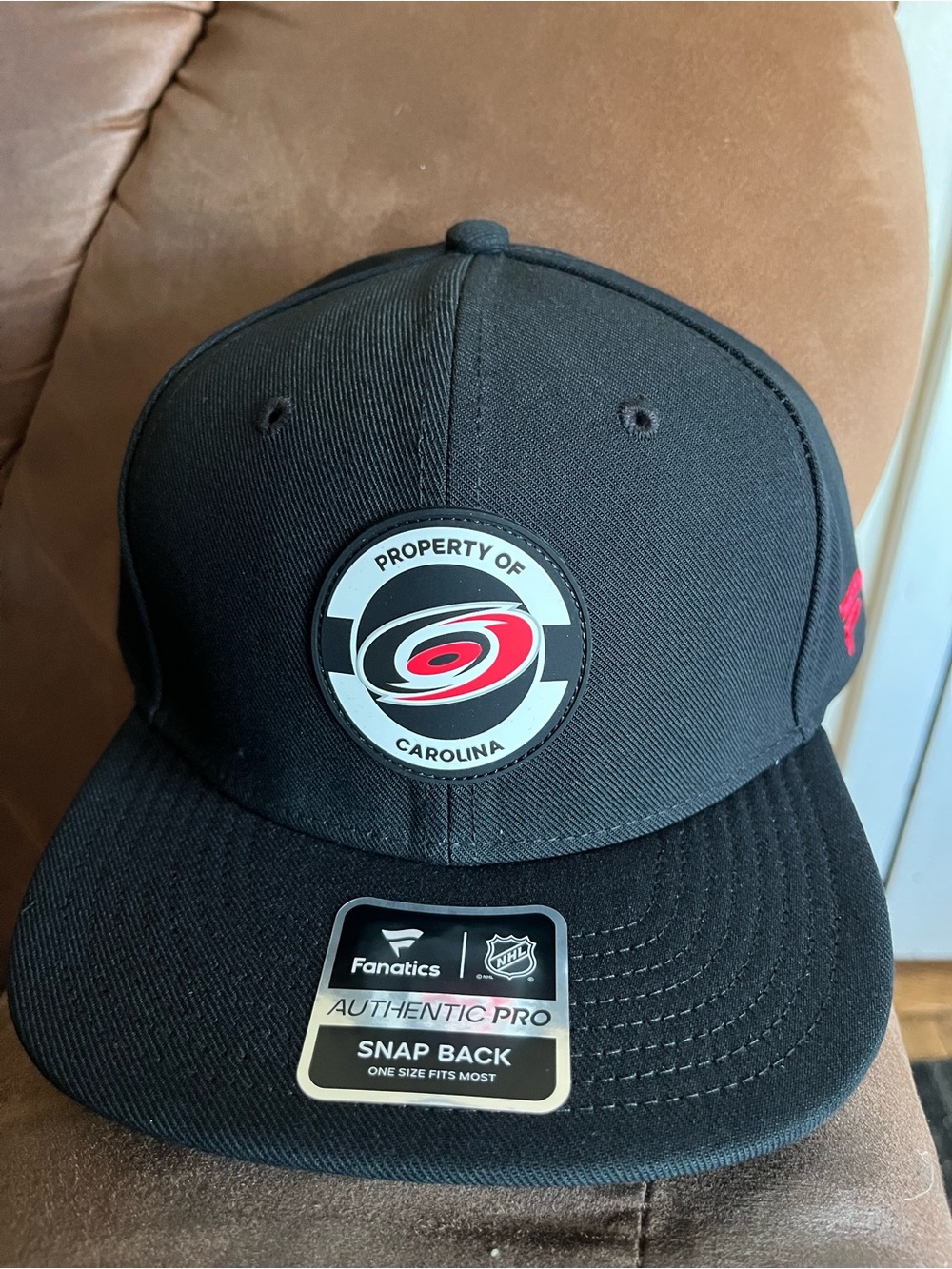 Carolina Hurricanes Fanatics NHL pro SnapBack hat